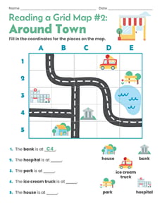 Reading a Grid Map #2: Around Town