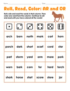 Roll, Read, Color: AR and OR