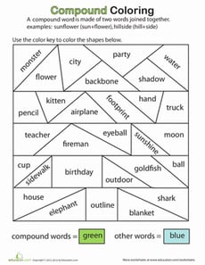 Compound Word Coloring