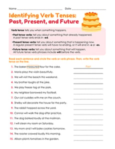 Identifying Verb Tenses: Past, Present, and Future
