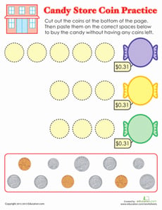 Candy Store Coin Practice #1