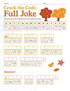 Crack the Code: Fall Joke