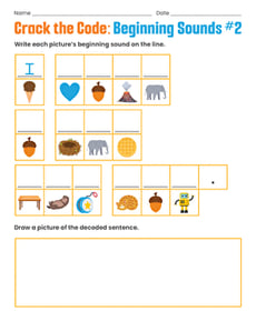 Crack the Code: Beginning Sounds #2