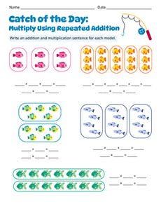 Catch of the Day: Multiply Using Repeated Addition