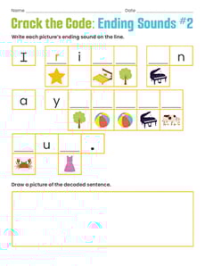 Crack the Code: Ending Sounds #2