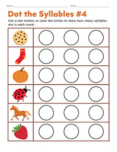 Dot the Syllables #4