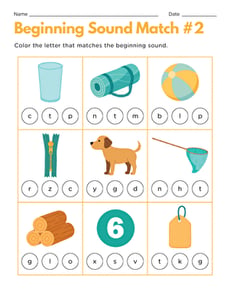 Beginning Sound Match #2