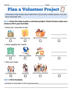 Plan a Volunteer Project