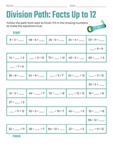 Division Path: Facts Up to 12