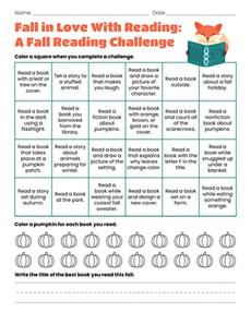 Fall in Love With Reading: A Fall Reading Challenge