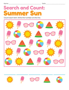 Search and Count: Summer Sun