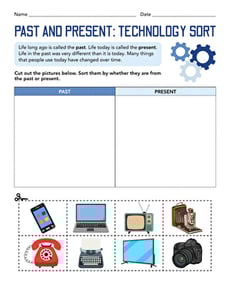 Past and Present: Technology Sort