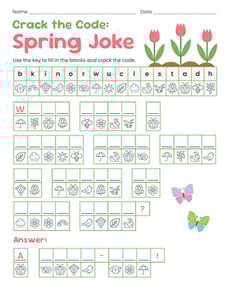 Crack the Code: Spring Joke