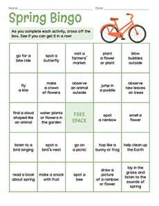 Spring Bingo