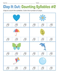 Clap It Out: Counting Syllables #2