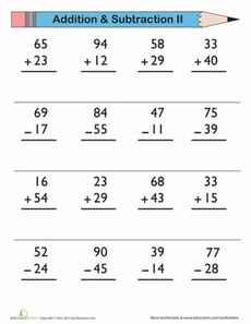 Add and Subtract