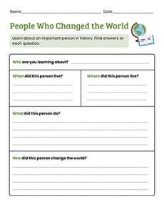 People Who Changed the World