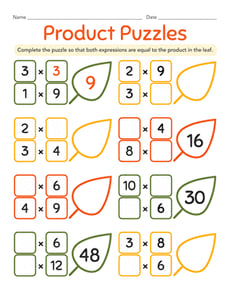 Product Puzzles