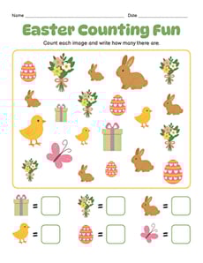 Easter Counting Fun