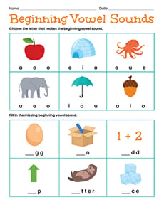 Beginning Vowel Sounds