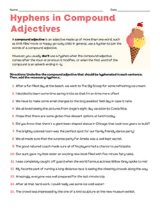 Hyphens in Compound Adjectives