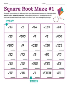 Square Root Maze #1
