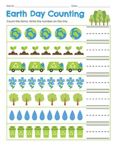 Earth Day Counting