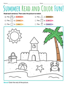 Summer Read and Color Fun!
