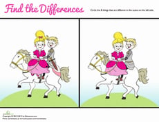Find the Differences: Prince and Princess