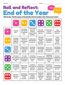 Roll and Reflect: End of the Year