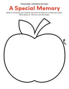 Teacher Appreciation: A Special Memory