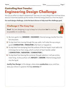 Controlling Heat Transfer: Engineering Design