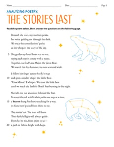 Analyzing Poetry: The Stories Last