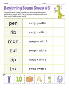 Beginning Sound Swap #3