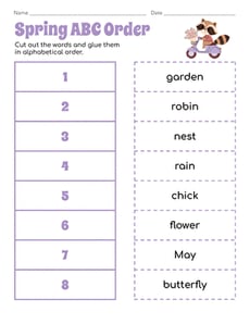 Spring ABC Order