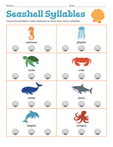 Seashell Syllables