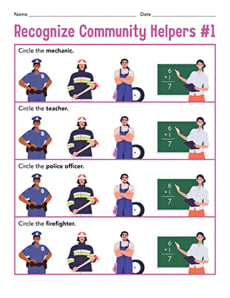 Recognize Community Helpers #1