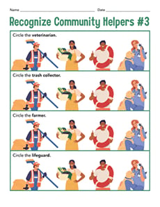 Recognize Community Helpers #3