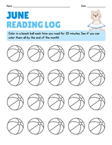 June Reading Log