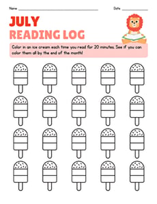 July Reading Log