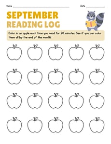 September Reading Log
