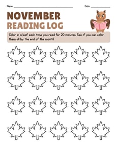 November Reading Log