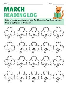 March Reading Log
