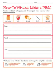 How-To Writing: Make a PB&J