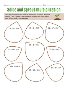 Solve and Sprout Multiplication
