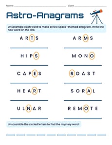 Astro-Anagrams