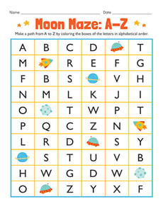 Moon Maze: A–Z