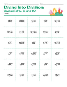 Diving Into Division: Divisors of 2, 5, and 10