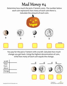 Calculate the Change 4
