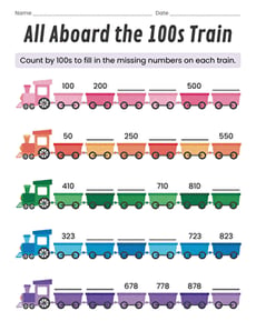 All Aboard the 100s Train